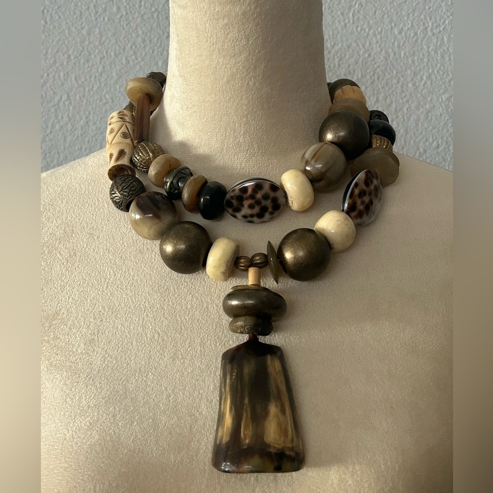 Ethnic Tribal Beaded Necklace